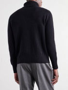 Stòffa - Ribbed Cashmere Rollneck Sweater - Black