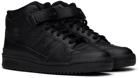 adidas Originals Black Forum Mid Sneakers