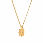 Missoma Women's x Lucy Williams Rectangular Coin Pendant Necklace in Gold 