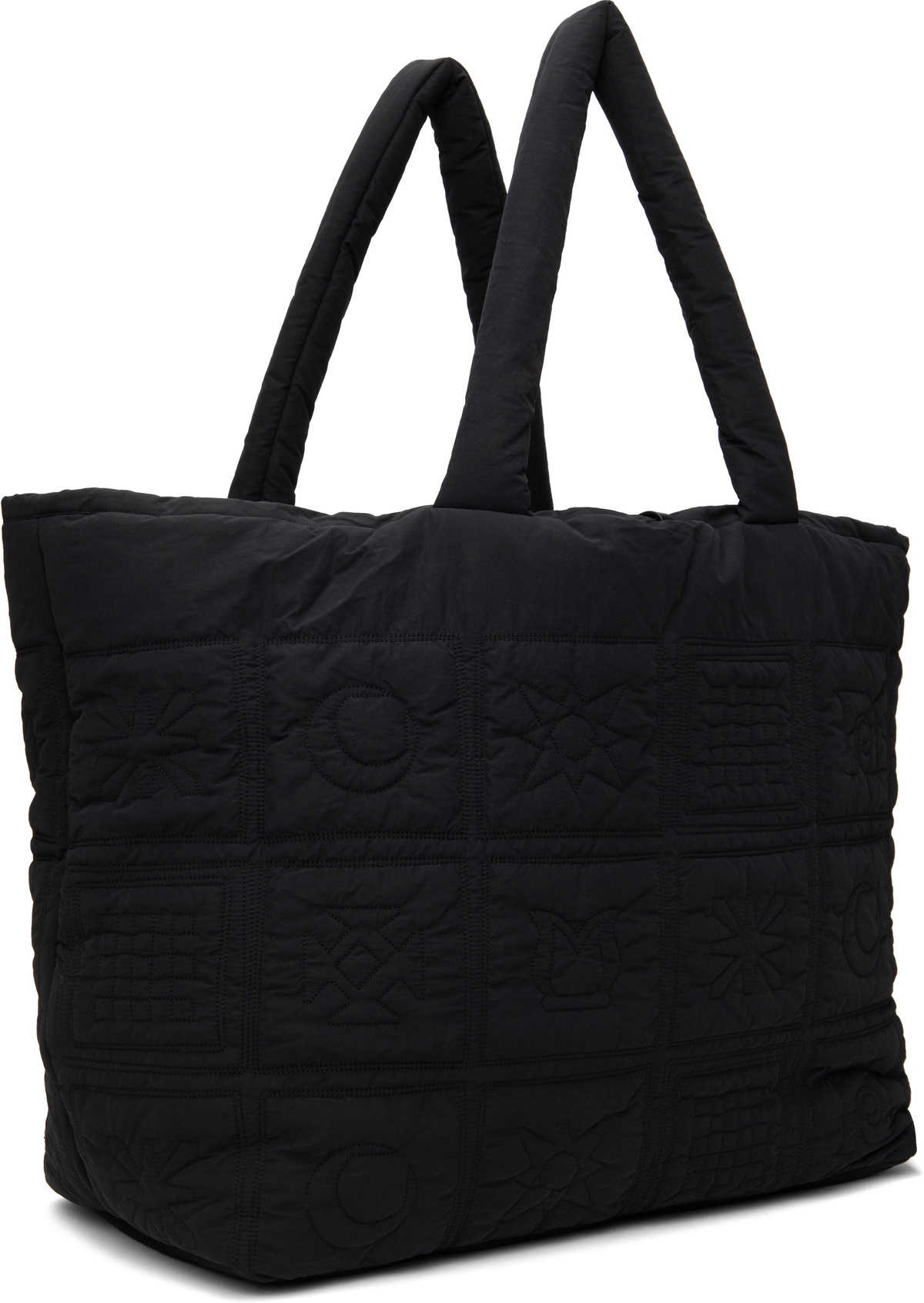 Nanushka Black Symbol Tote