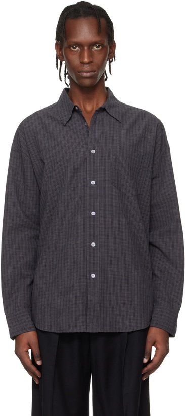 Photo: HOPE Gray Wide-Fit Shirt
