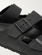 BIRKENSTOCK - Arizona Full-Grain Leather Sandals - Black - EU 41