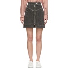 Isabel Marant Etoile Black Denim Ioline Miniskirt