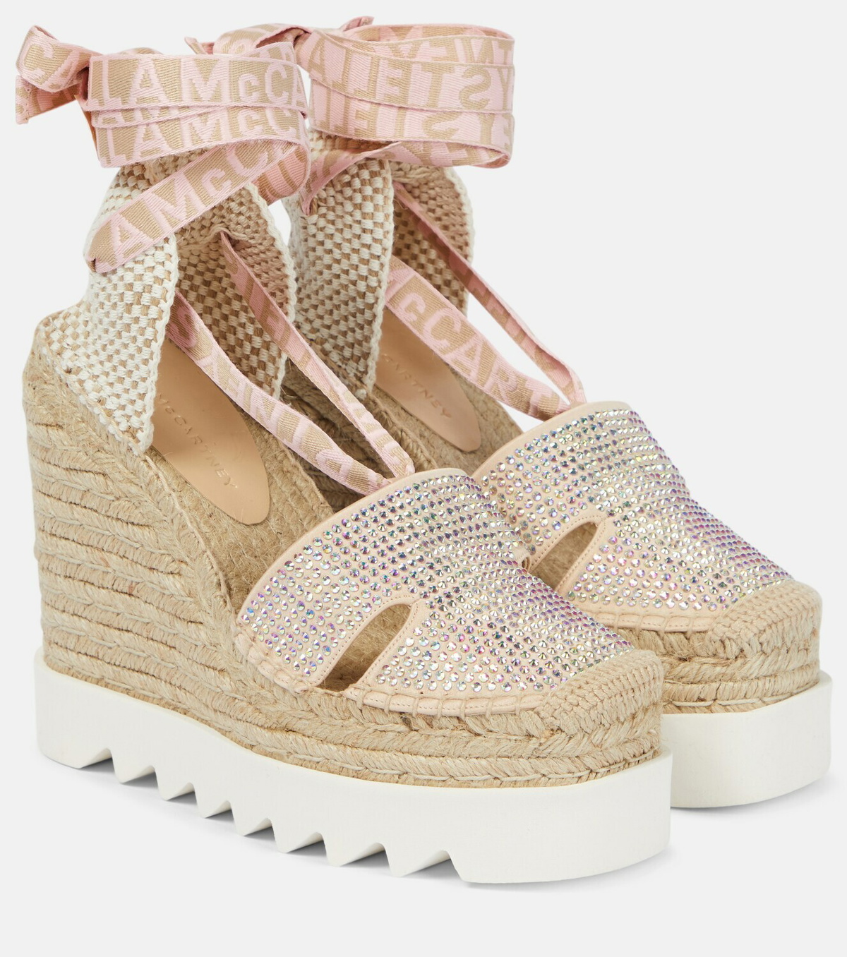 Stella McCartney ◆ Embellished Wedge Espadrilles Stella McCartney Embellished wedge espadrilles Stella McCartney