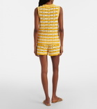 The Upside Goldie Malik cotton crochet shorts