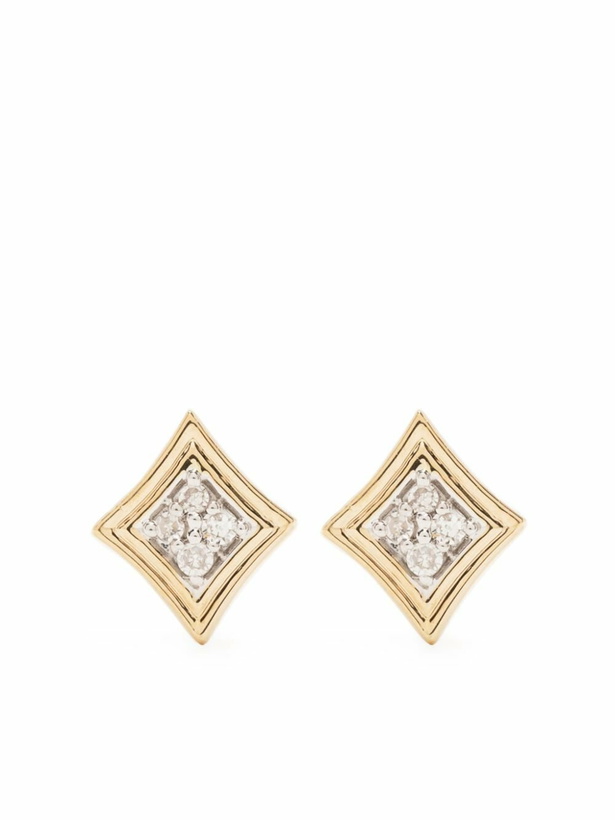 Photo: Adina Reyter 14K Yellow Gold Make Your Move Diamond Stud Earrings