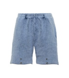 Les Tien - Snap Front cotton shorts