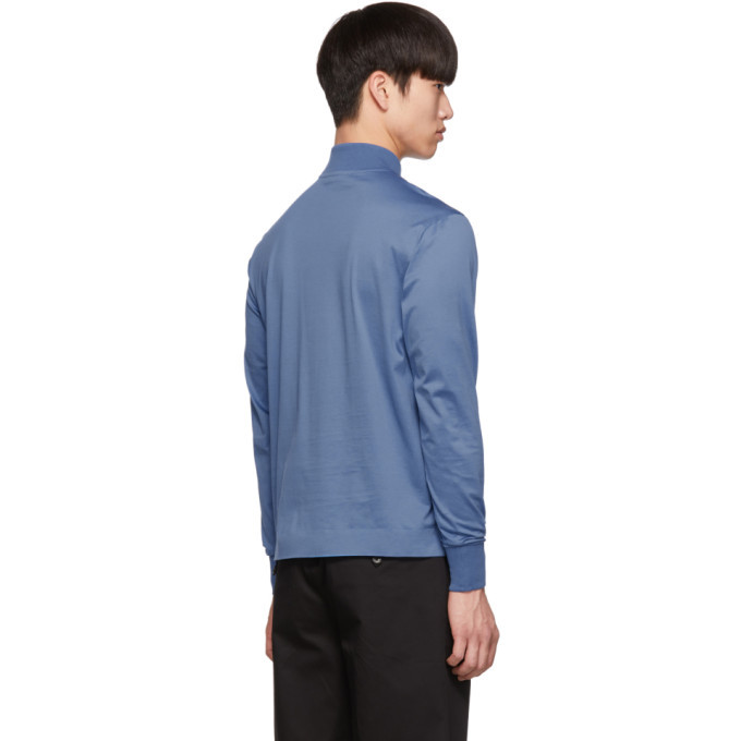 Prada Blue Wire Of Scotland Turtleneck Prada