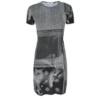 Miaou Women's Mini Billie Dress in Emblem Print