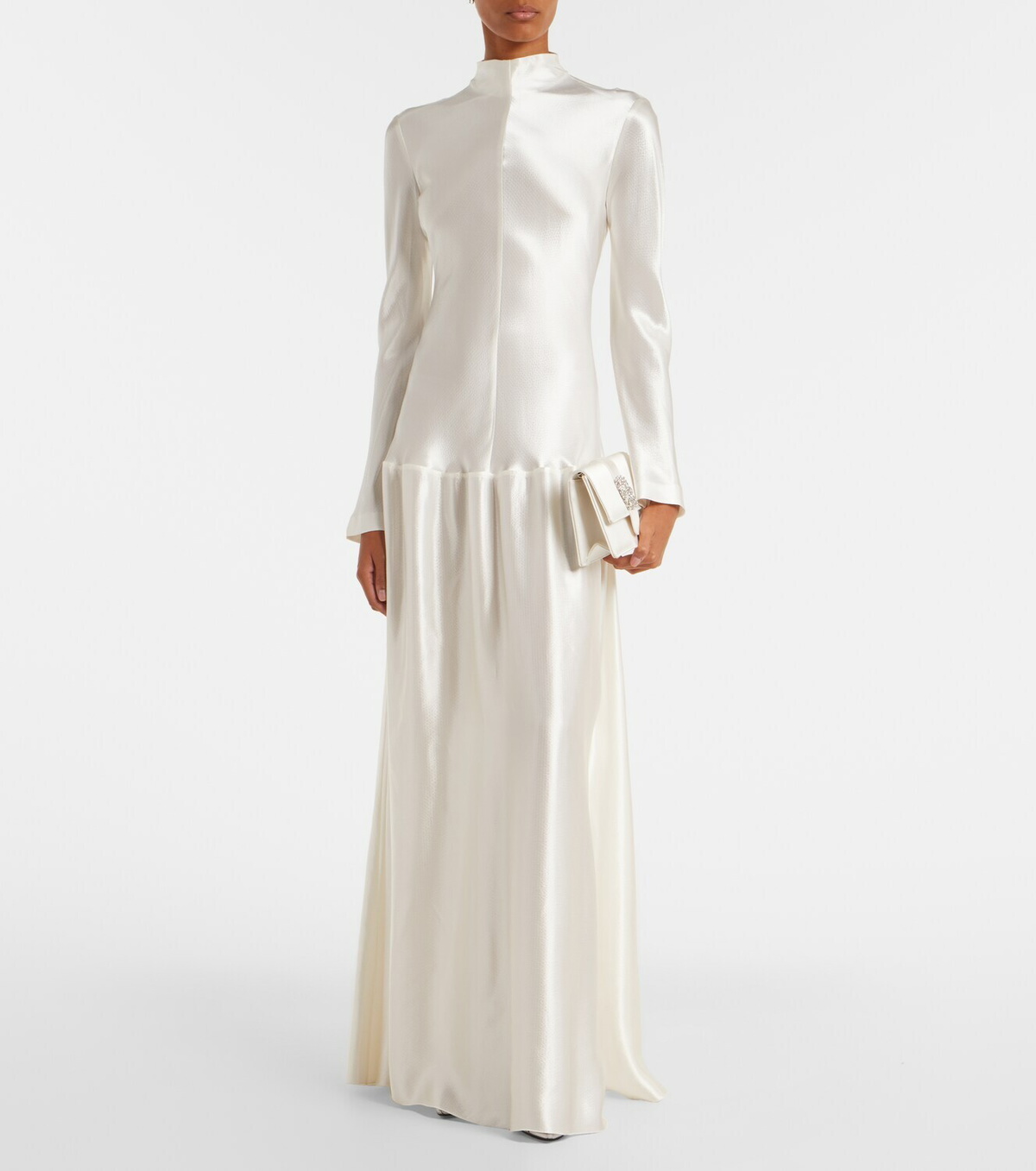 Fforme Mila satin maxi dress