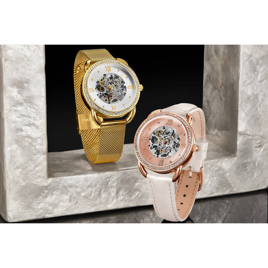 Stuhrling Original Legacy Automatic Rose Gold Dial Ladies Watch M16852