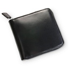 Il Bussetto - Polished-Leather Zip-Around Wallet - Black