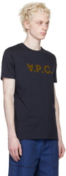 A.P.C. Navy 'VPC' H T-Shirt