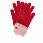 Daniëlle Cathari Women's x Woolrich Hairy Gloves in Cherry Red/Pink