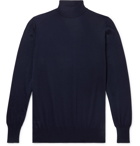 Kingsman - Cashmere Mock-Neck Sweater - Blue