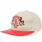 Rhude Men's Roccia Cigar Cap in Cream/Red