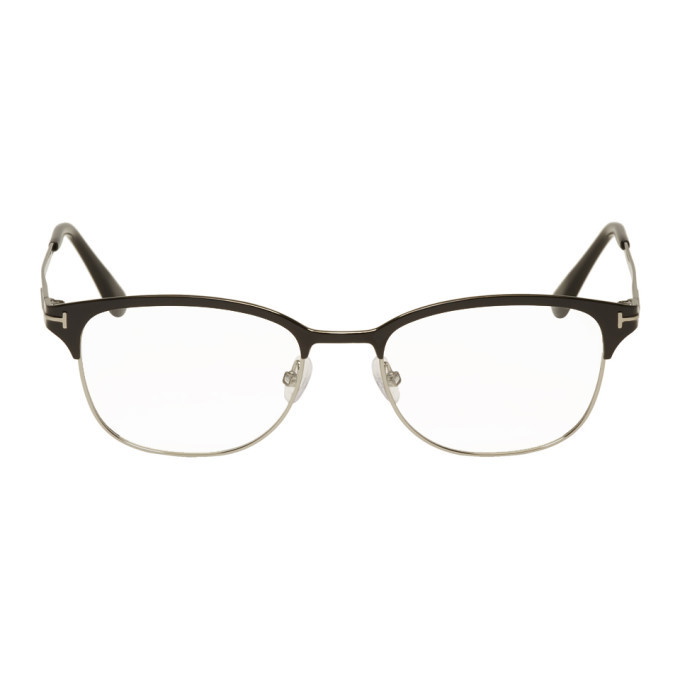 Photo: Tom Ford Black Half-Rim Glasses