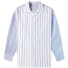 JW Anderson Men's Relaxed Fit Shirt in Blue/Multi