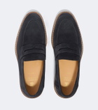 Brunello Cucinelli Suede penny loafers