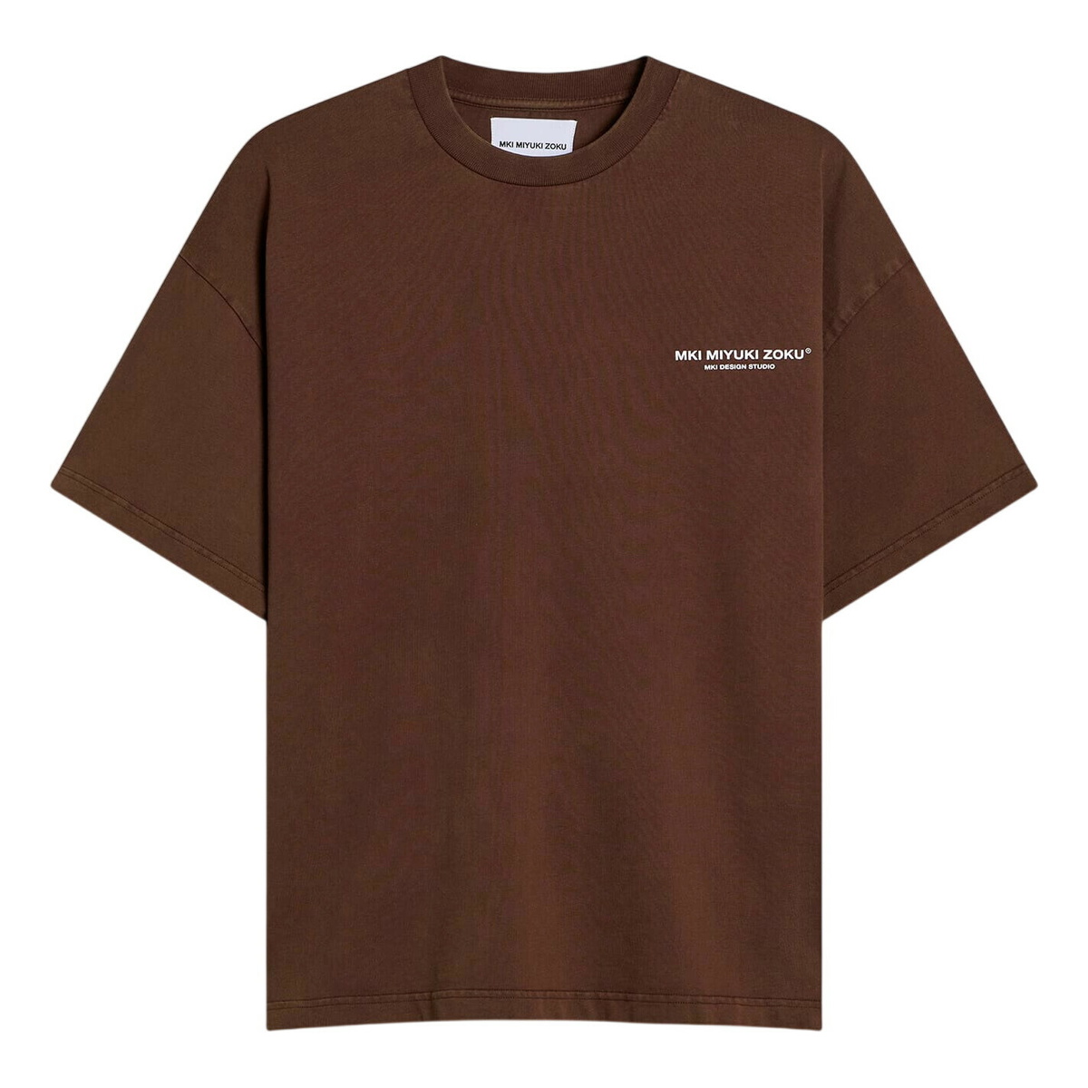 MKI Men's Square Logo T-Shirt in Black MKI Miyuki-Zoku