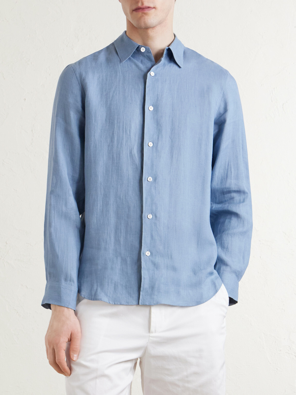 Aimé Leon Dore - Linen Shirt - Blue