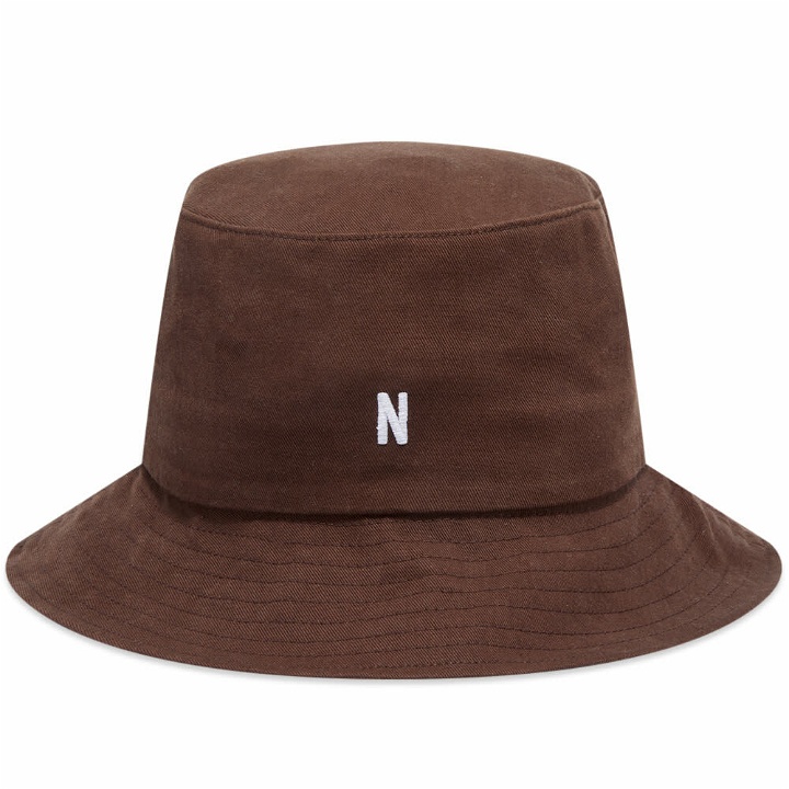 Photo: Norse Projects Men's Twill Bucket Hat in Taupe