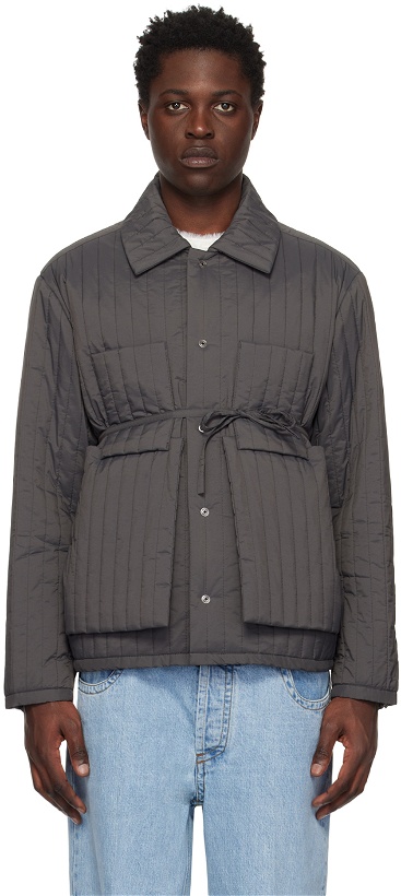Photo: Craig Green Gray Quilted Jacket