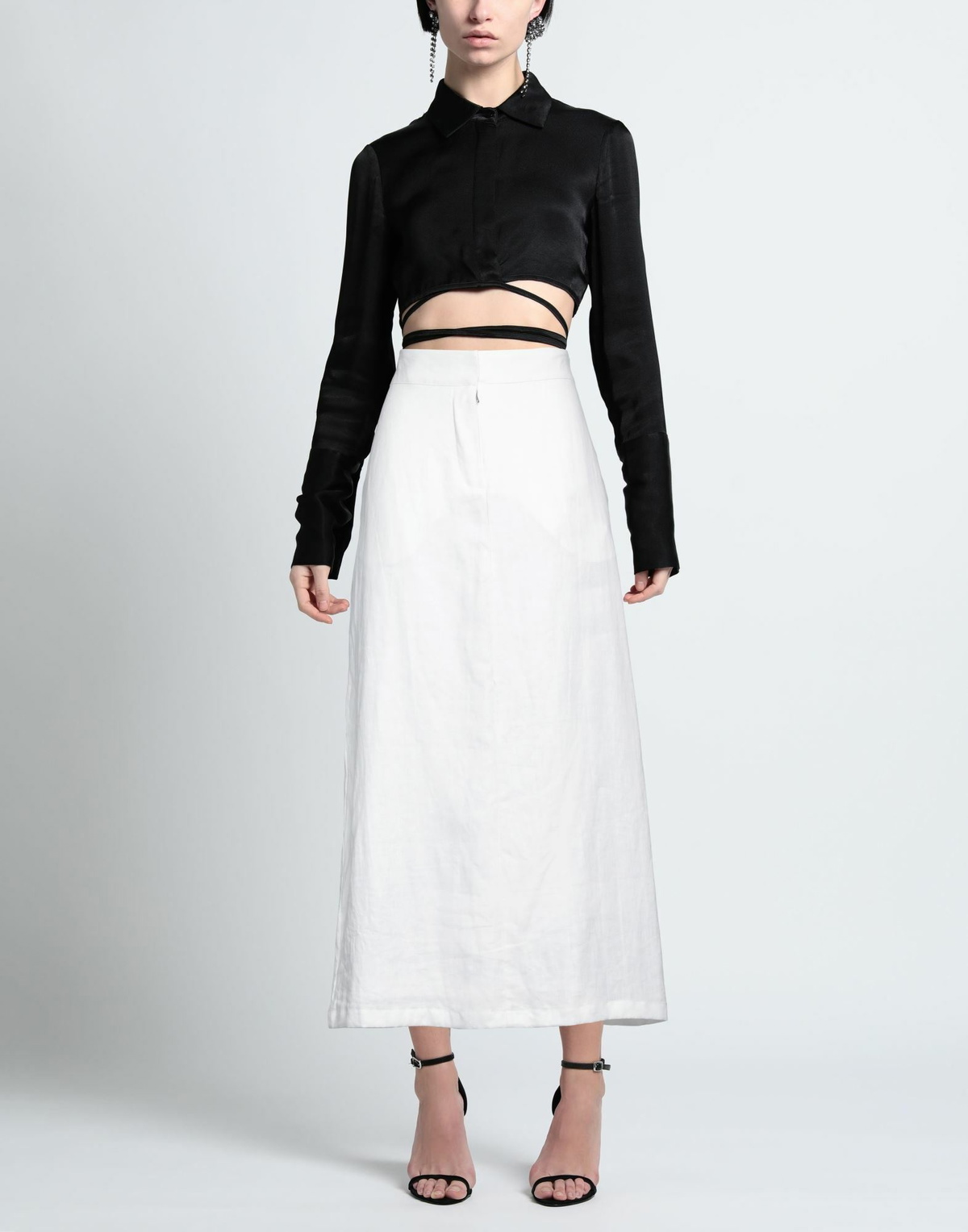 Faithfull Womens Maxi skirt in White