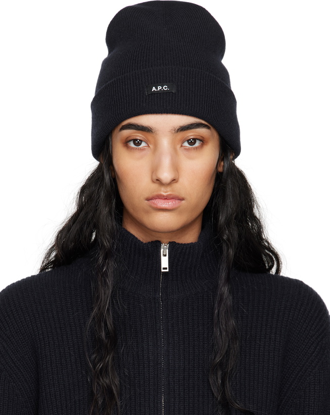 Photo: A.P.C. Navy Autumn Beanie
