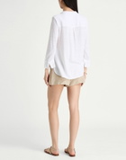 120% Lino Womens Top in White