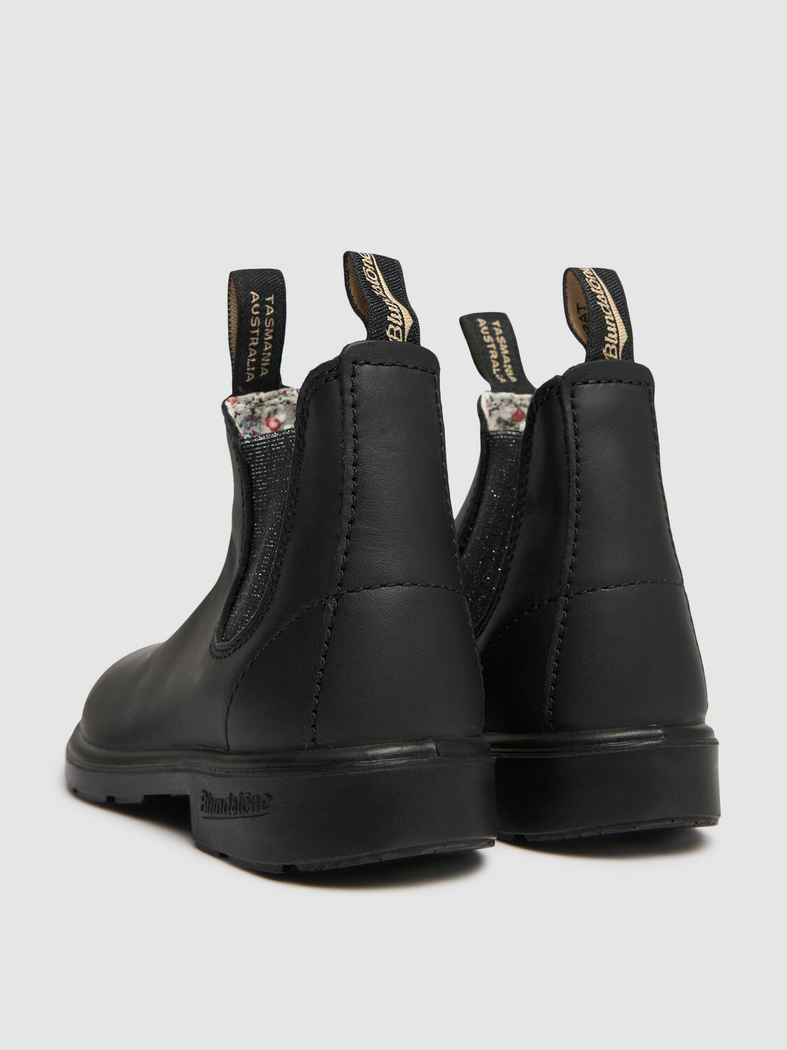 BLUNDSTONE Leather Chelsea Boots with Lurex