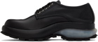 Jil Sander Black Leather Derbys