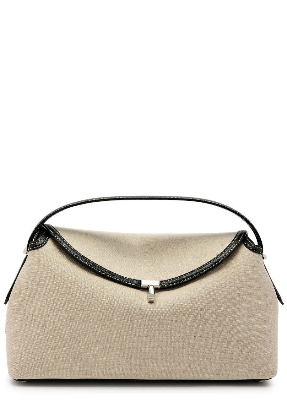 Toteme TLock Canvas top Handle bag Black One Size Toteme
