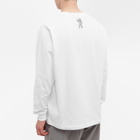 Billionaire Boys Club Men's Long Sleeve Arch Logo T-Shirt in White