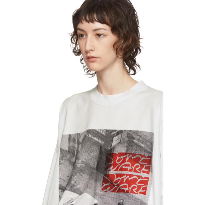 Some Ware White Personal Space New Body Long Sleeve T-Shirt