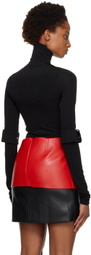 Maximilian Davis Black Stride Turtleneck