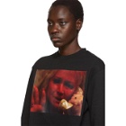 Raf Simons Black Mother On Phone Sweatshirt