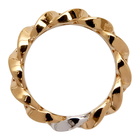 Versace Gold Medusa Chain Ring