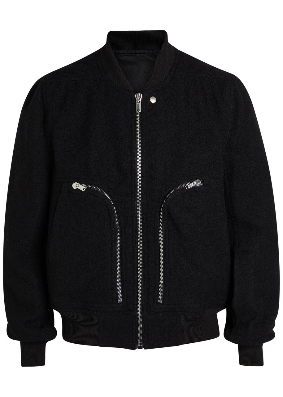 Rick Owens Bauhaus Flight leather bomber jacket Rick Owens