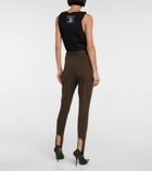 Y/Project - Belted high-rise stirrup pants