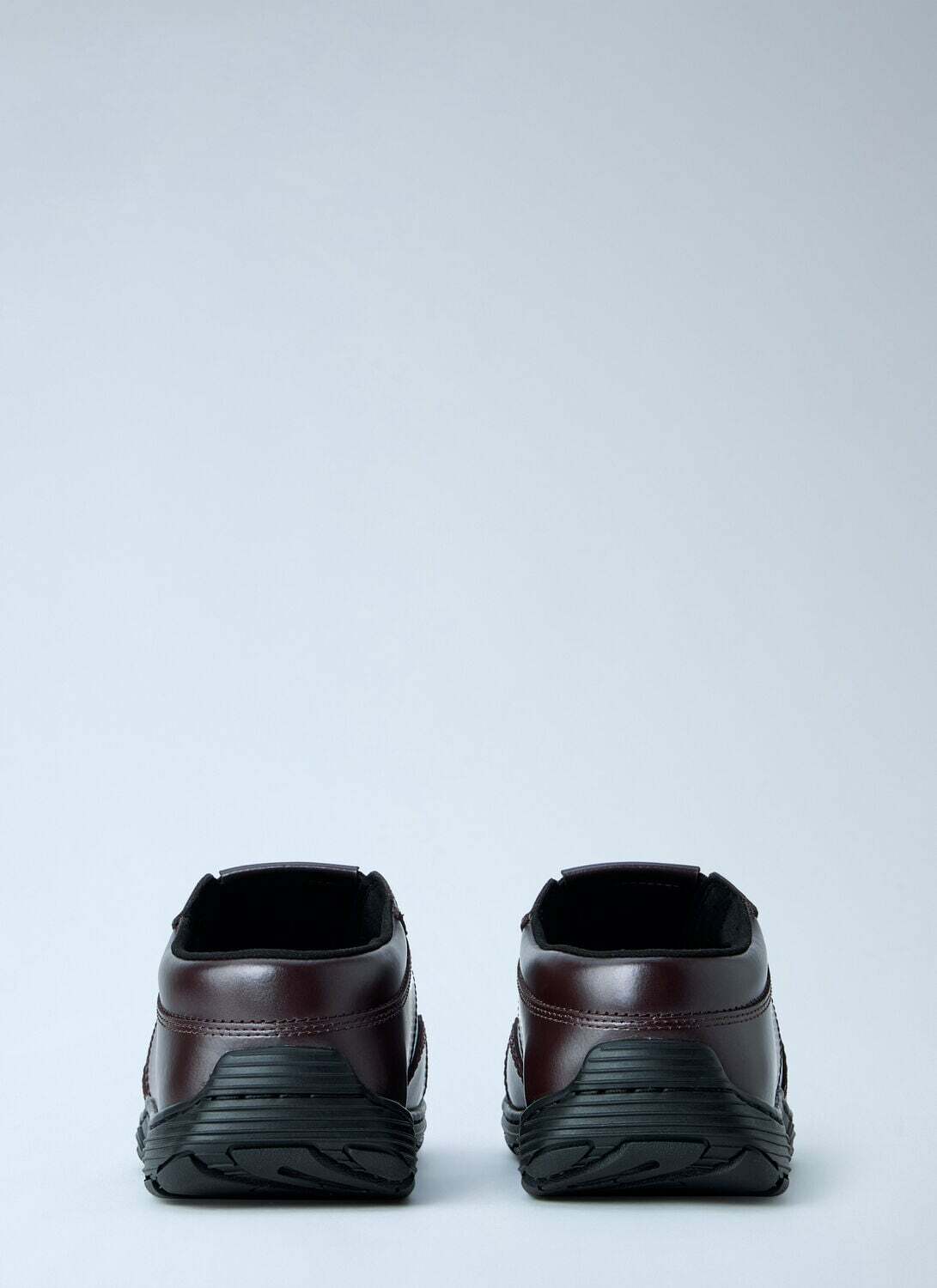 Dr. Martens Aurix Oxblood Satin Finish Leather Slip Ons