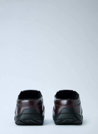 Dr. Martens Aurix Oxblood Satin Finish Leather Slip Ons