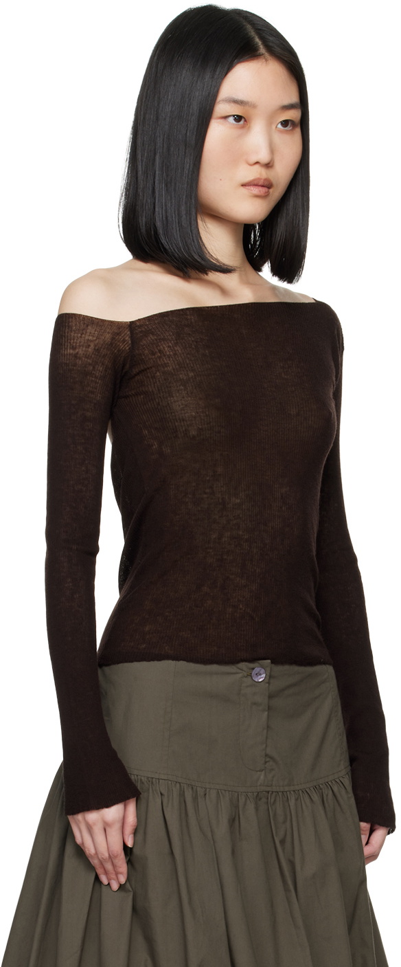 Paloma Wool Brown Yucca Sweater 長袖 Paloma Wool Brown Yucca Sweater Paloma Wool