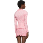Gauntlett Cheng SSENSE Exclusive Pink Elasticated Floral Shirt