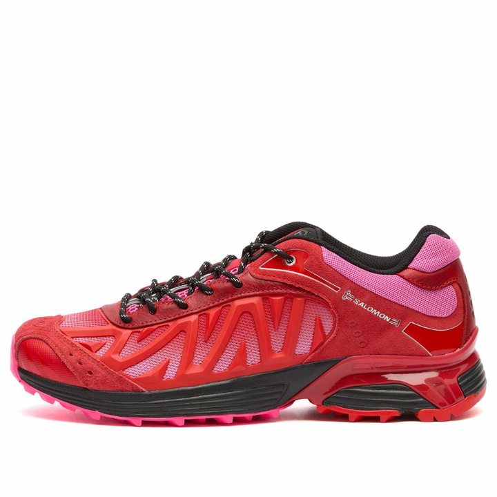 Photo: Salomon x Aries XT-Whisper Sneaker in Fiery Red/Fuchsia Pink/Black