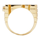 Dolce and Gabbana Gold King Ring