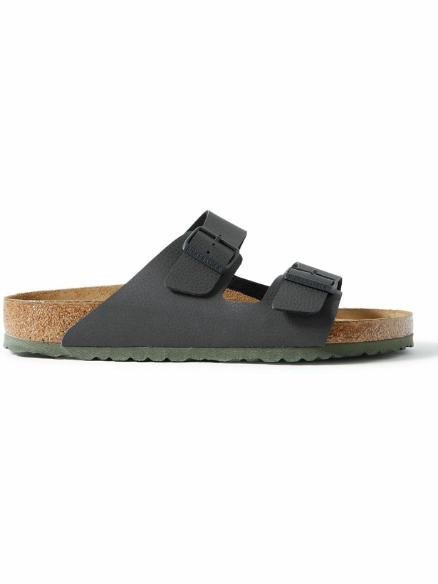 Photo: BIRKENSTOCK - Arizona Full-Grain Leather Sandals - Black