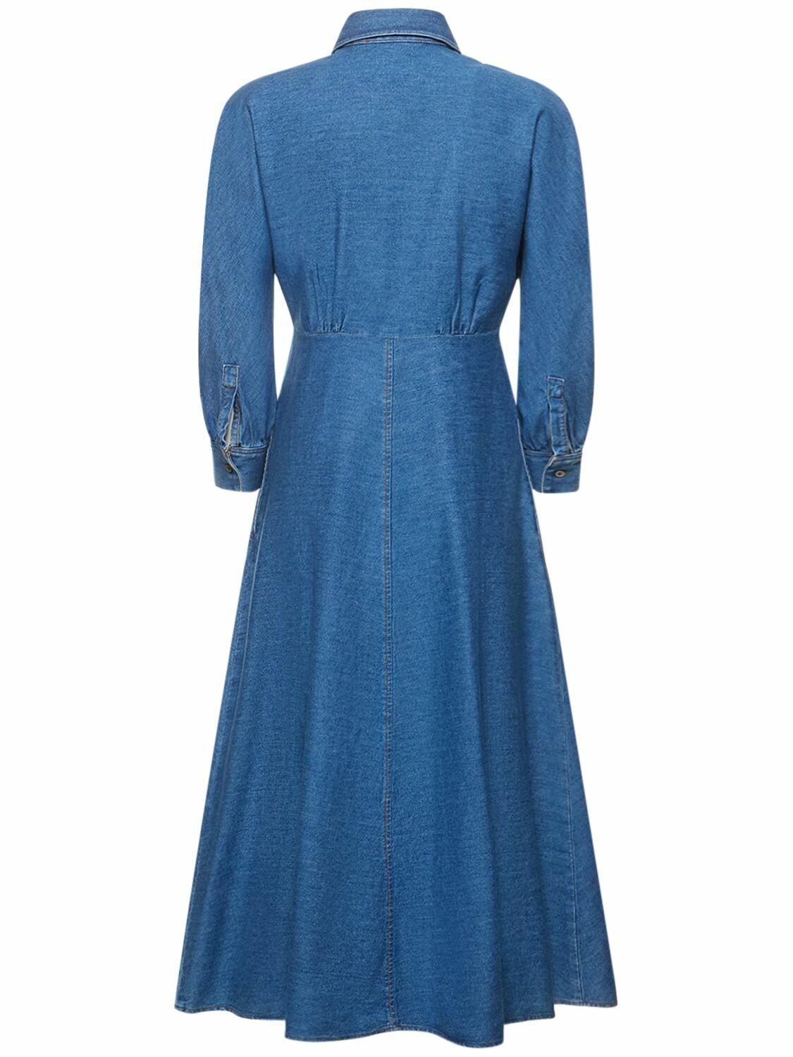 Weekend Max Maraアウトレット「YEMEN」デニム シャツドレス WEEKEND MAX MARA Yemen Cotton Denim L/s Midi Shirt Dress