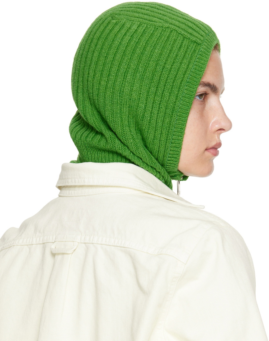 OPEN YY Green Zip Balaclava