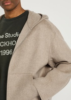 Acne Studios Doveria Hooded Wool and Cashmere-blend Jumper Ecru